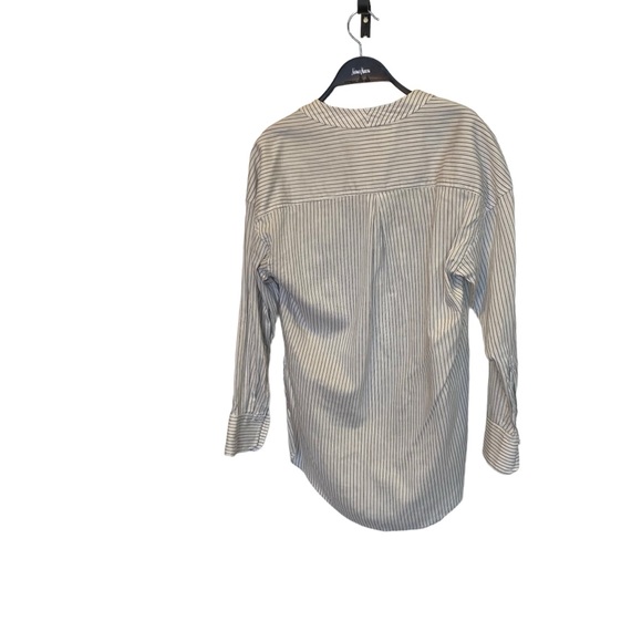 ALC Striped Lightweight Relaxed Fit Tunic Split Hem - Picture 4 of 9